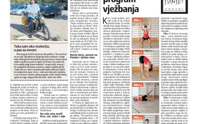 Glas Istre, 02.09.2012 – Procjenom sposobnosti odaberite optimalan program vježbanja