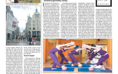 Glas Istre, 04.09.2011 – Još uvijek malo ljudi voli vježbati